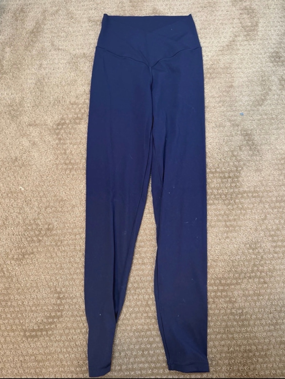 OFFLINE by Aerie Real Me High Waisted Crossover 7/8 Leggings Navy Blue S